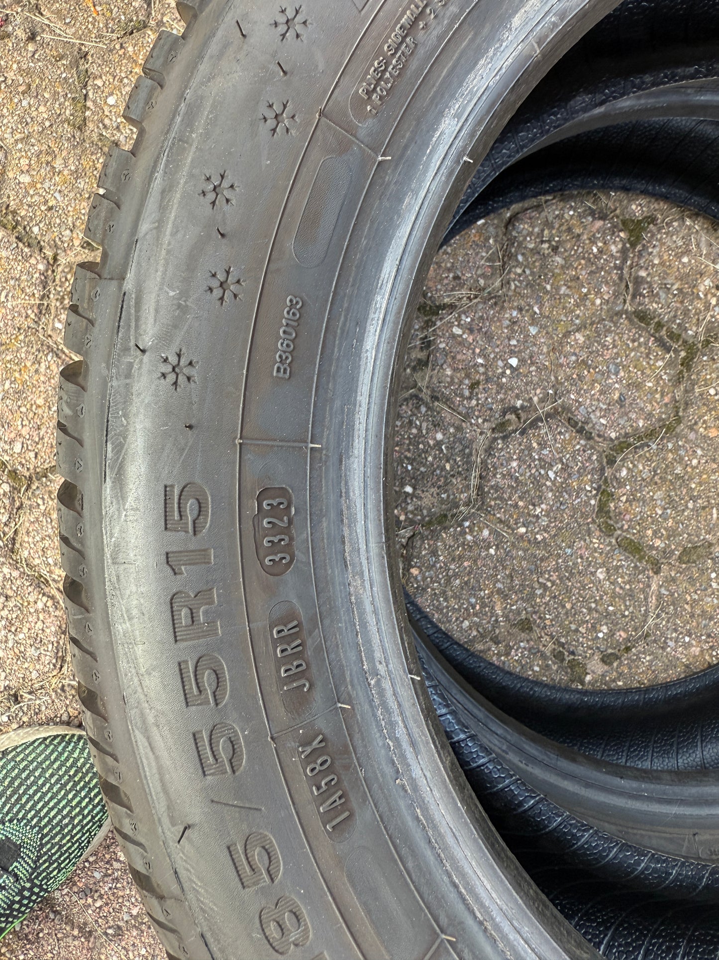 185/55/15 - Invernali - Dunlop - DOT 2023 - Usato