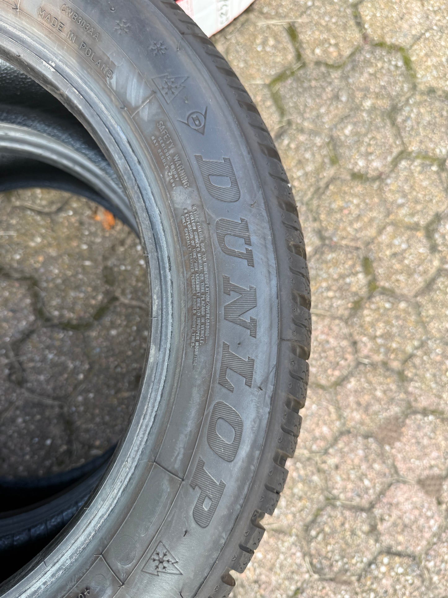 185/55/15 - Invernali - Dunlop - DOT 2023 - Usato