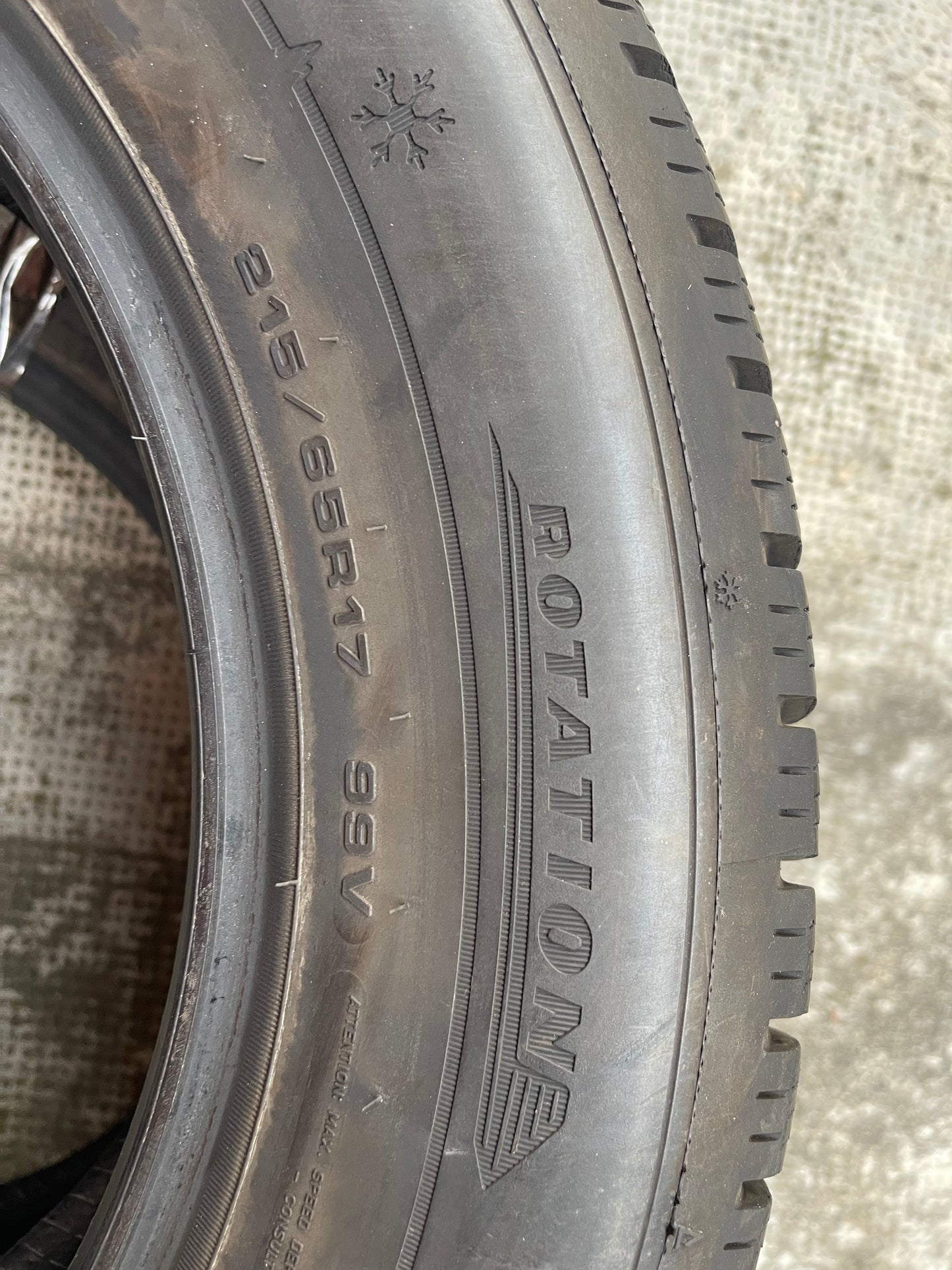 215/65/17 - Invernali - Dunlop - DOT 2022 - Usato