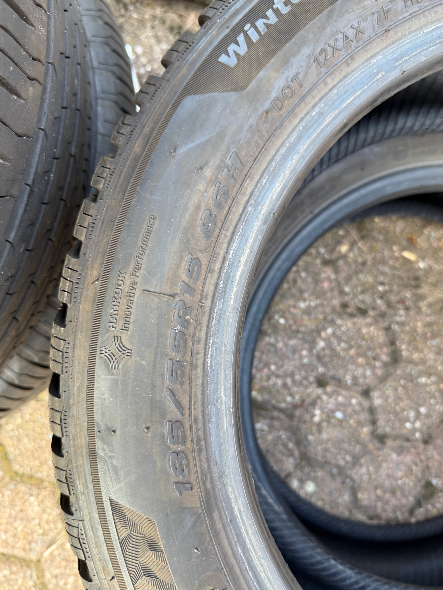 185/55/15 - Invernali - Hankook - DOT 2022 - Usato
