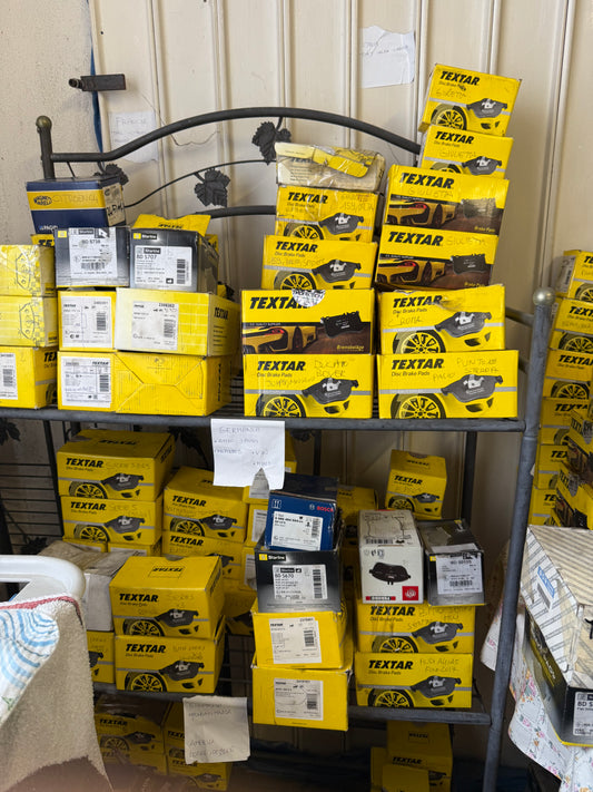 Stock pastiglie freno 250pz multimarca - officine/rivenditori