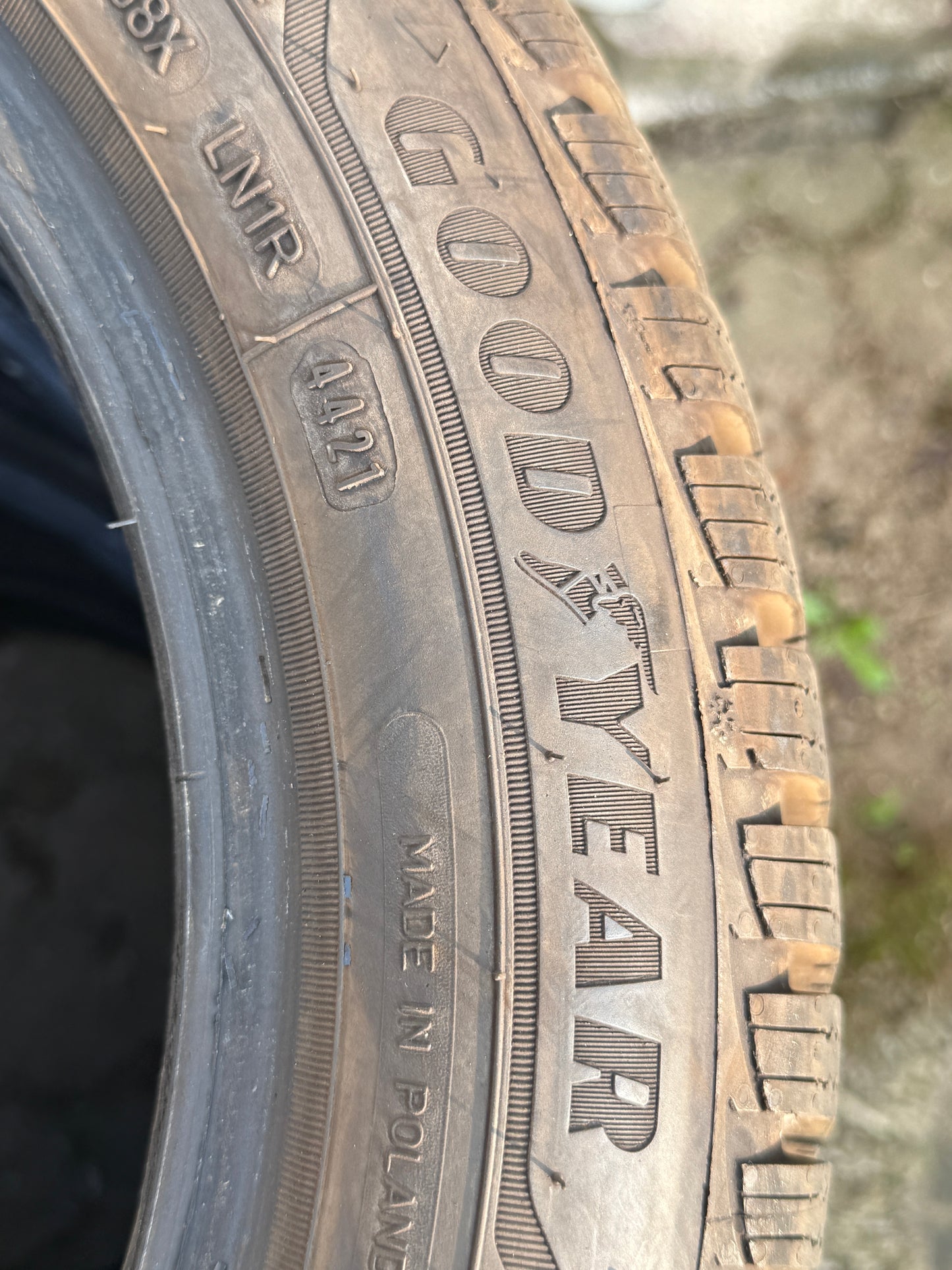 185/55/15 - Invernali - Goodyear - DOT 2021 - Usato