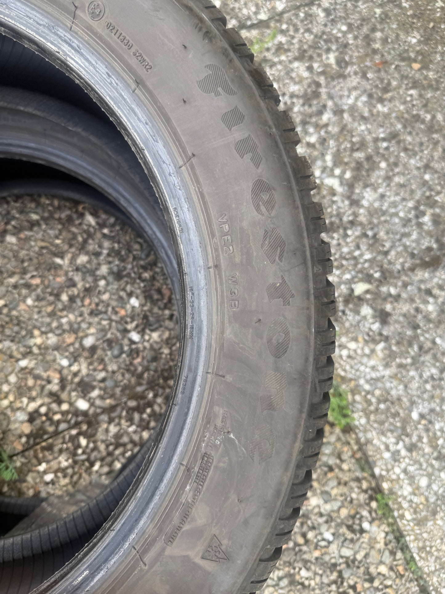 215/55/18 - Invernali - Firestone - DOT 2023 - Usato