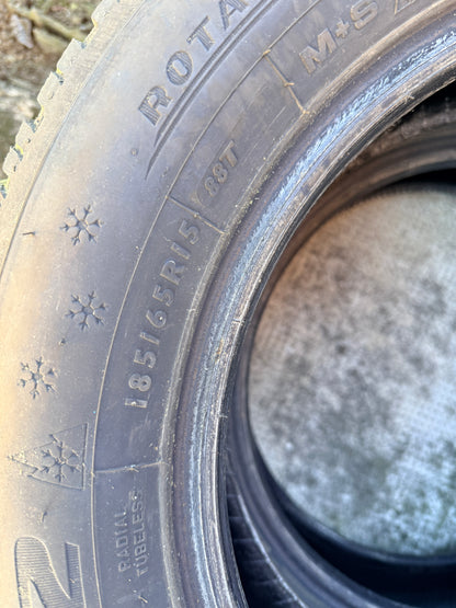 185/65/15 - Invernali - Dunlop - DOT 2024 - Usato
