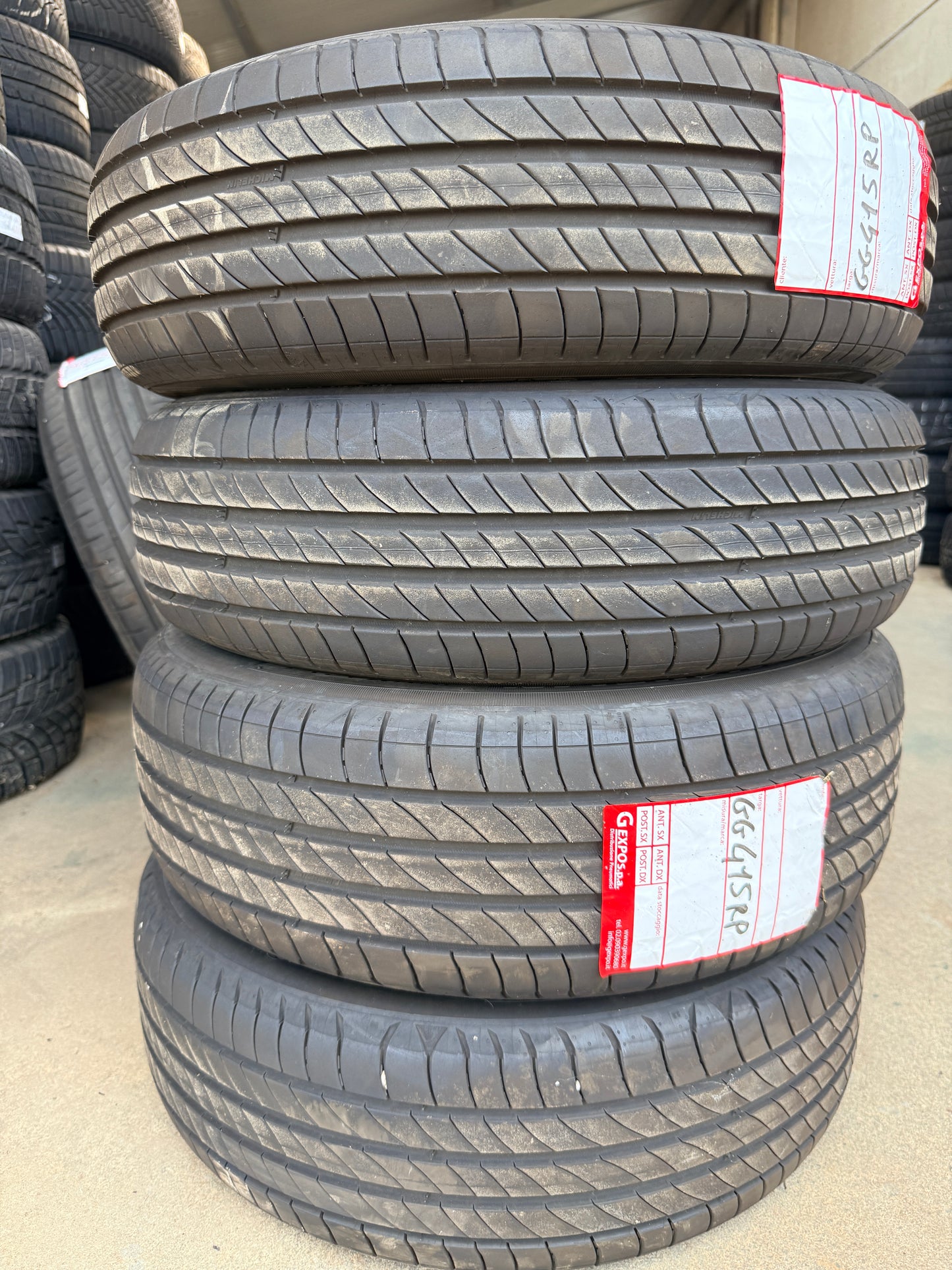 185/60/15 - 165/65/15 - SMART - Estive - Michelin - DOT 2021 - Usato