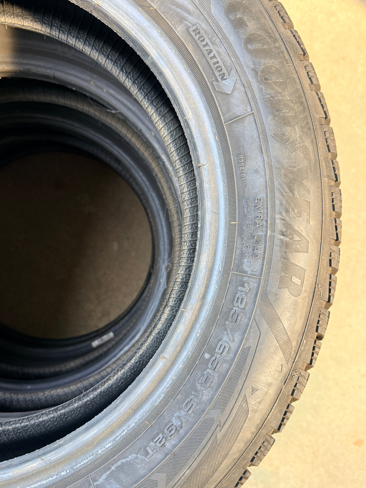 185/65/15 - Invernali - Goodyear - DOT 2023 - Usato