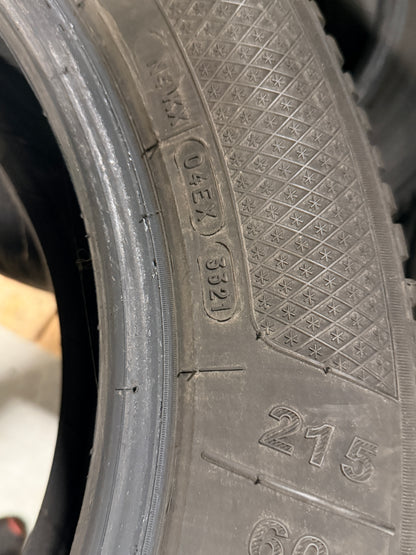 215/60/17 - Invernali - Kleber - DOT 2021 - Usato