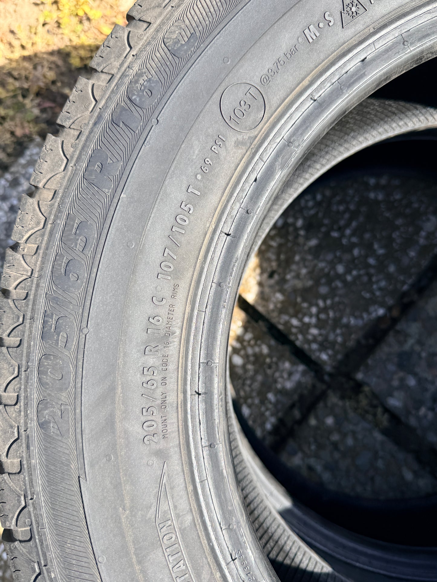 205/65/16C - Invernali - Semperit - DOT 2018 - Usato