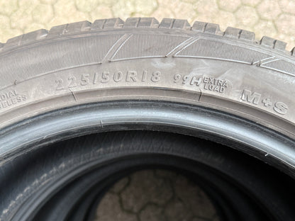 225/50/18 - Invernali - Dunlop - DOT 2020 - Usato