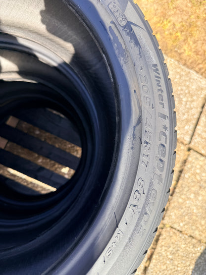 205/45/17 - invernali - Hankook - DOT 2021 - Usato