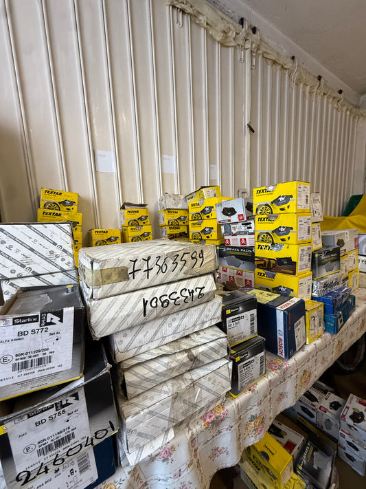 Stock pastiglie freno 250pz multimarca - officine/rivenditori