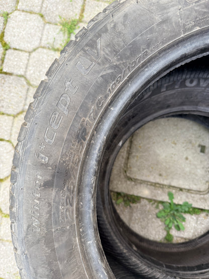 225/55/17C - Invernale - Hankook - DOT 2024 - Usato - Singola