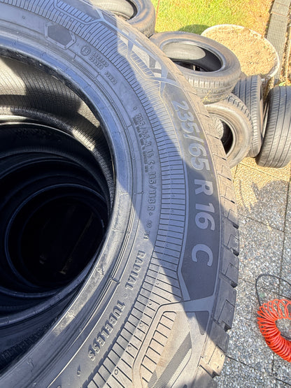 235/65/16C - estive - Continental - DOT 2021 - Usato
