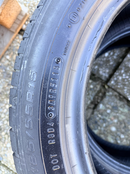 185/55/15 - Estive - Fulda - DOT 2018 - Usato