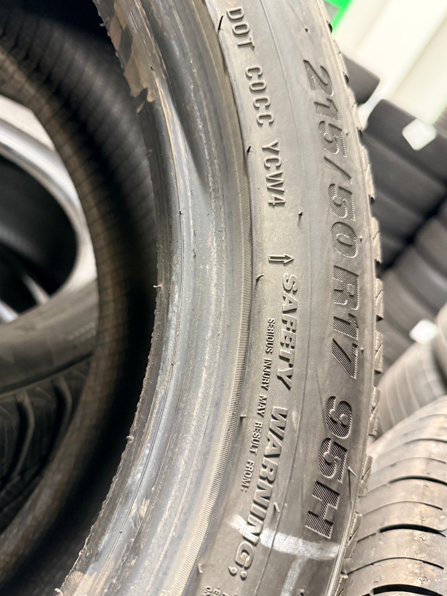 215/50/17 - Invernali - Kumho - DOT 2018 - Usato