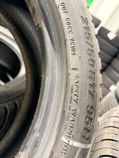 215/50/17 - Invernali - Kumho - DOT 2018 - Usato