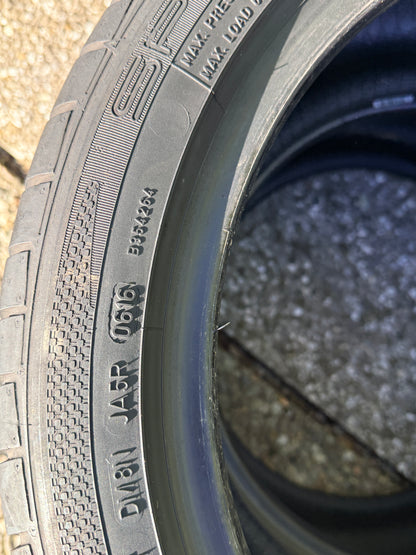 245/40/17 - Estive - Dunlop RFT - DOT 2016 - Usato