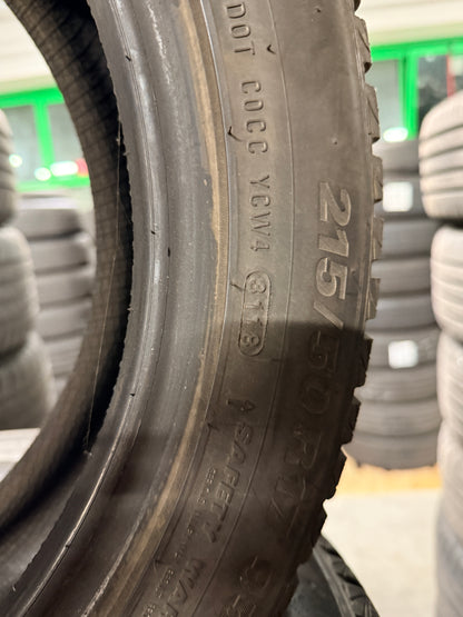 215/50/17 - Invernali - Kumho - DOT 2018 - Usato