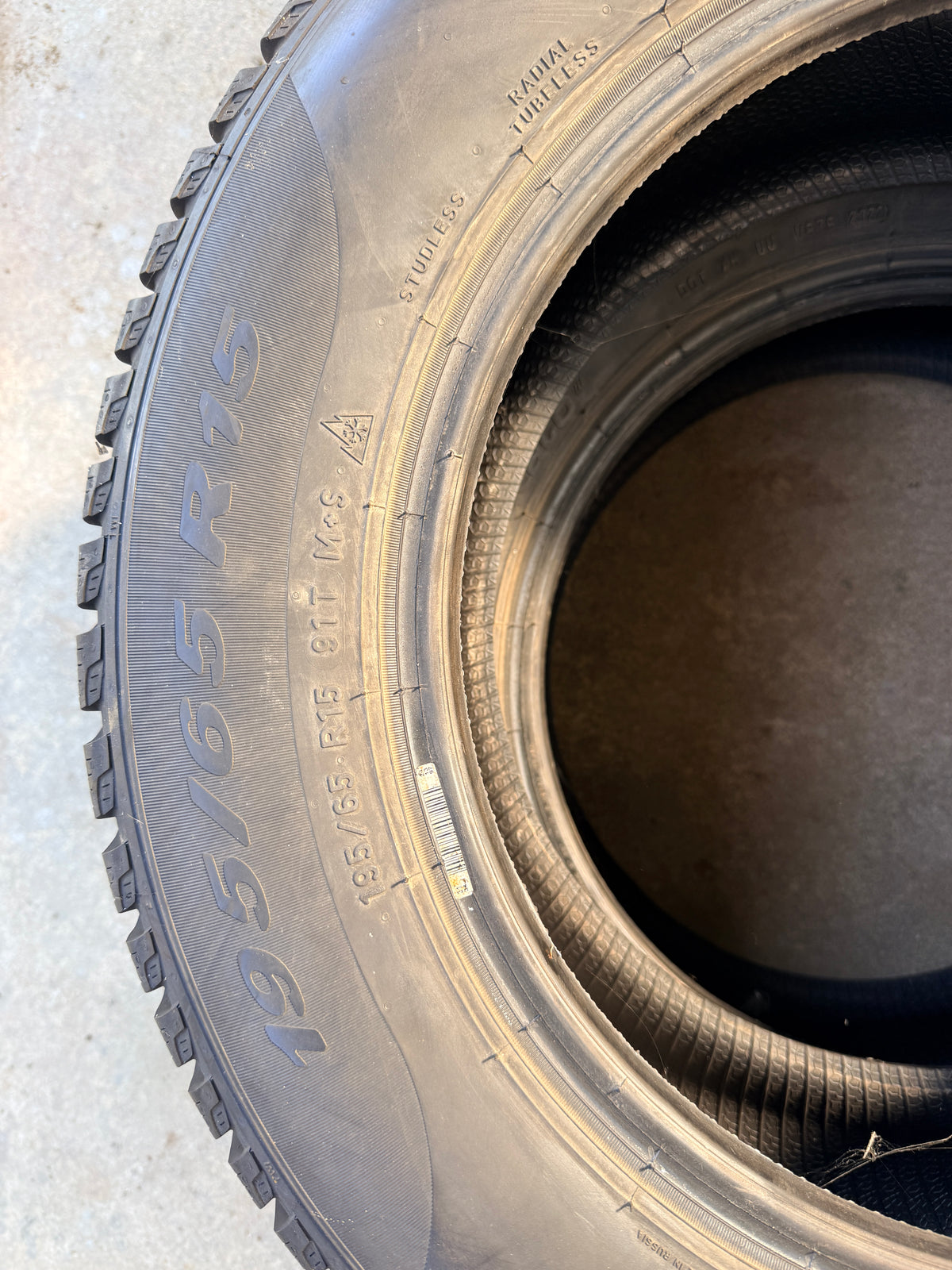 195/65/15-Invernali-Pirelli-DOT 2022-Usato