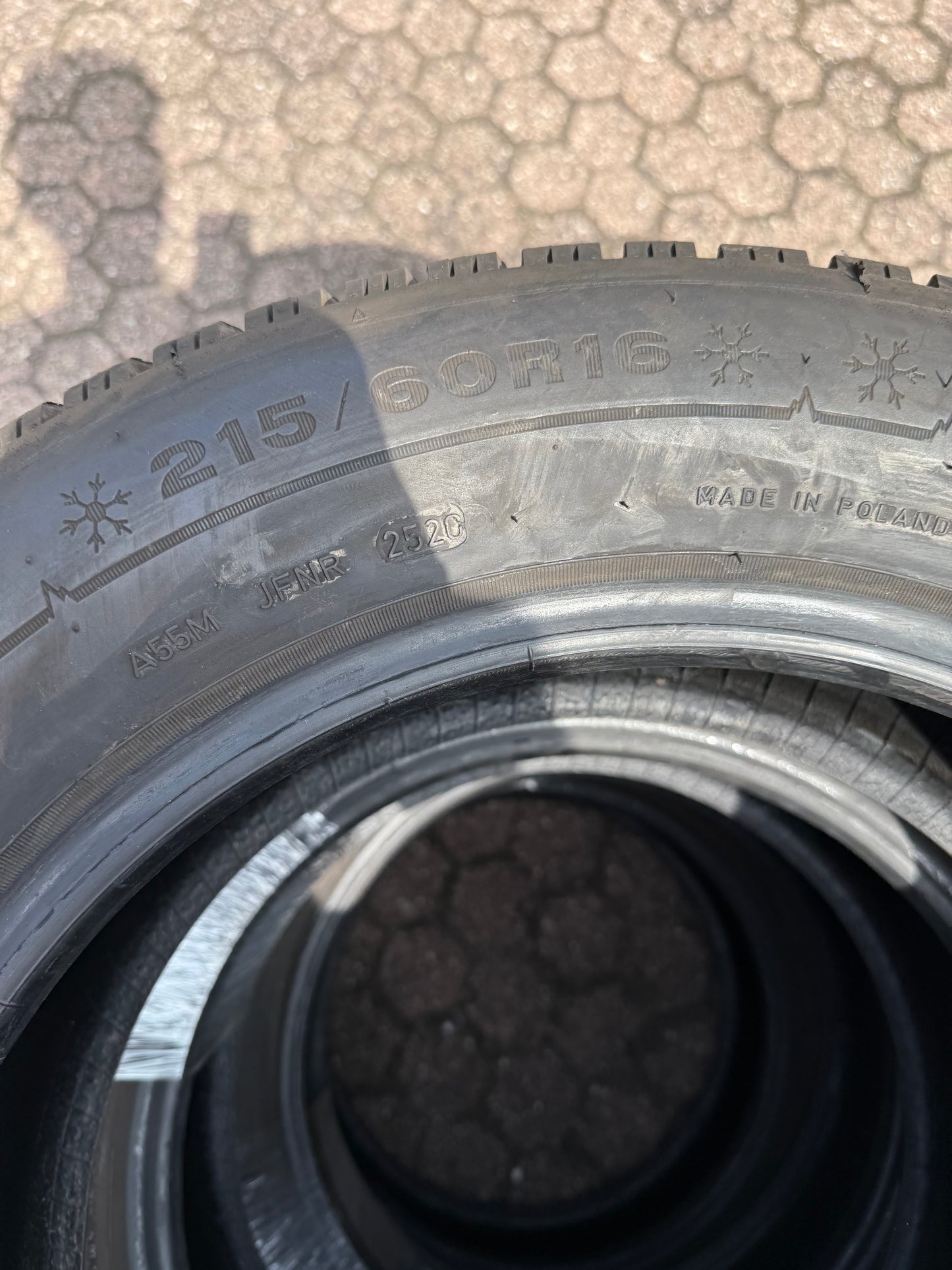 215/60/16 - Invernali - Dunlop - DOT 2020 - Usato