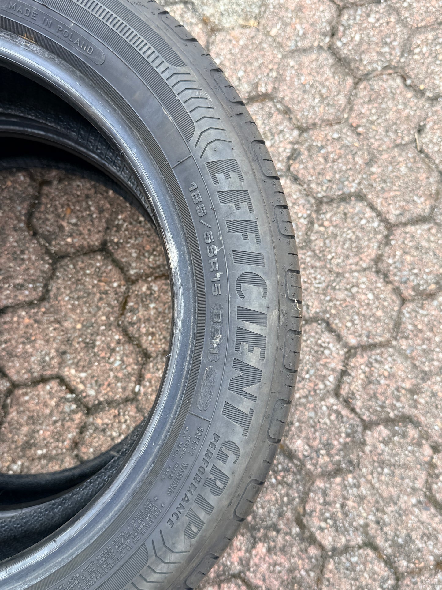 185/55/15 - Estive - Goodyear - DOT 2023 - Usato