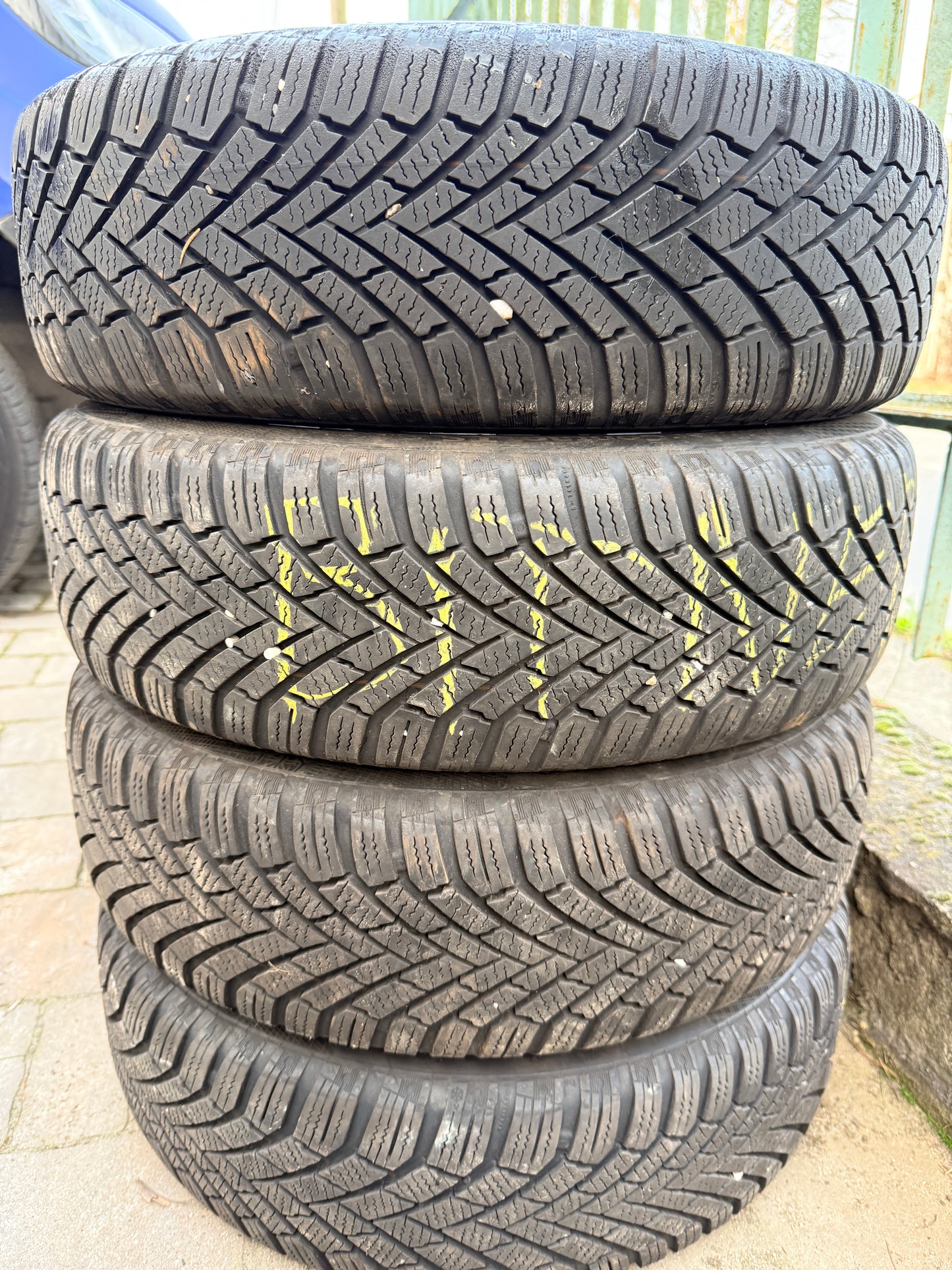 Cerchi + gomme 15” - Toyota Aygo - Originali - Usato