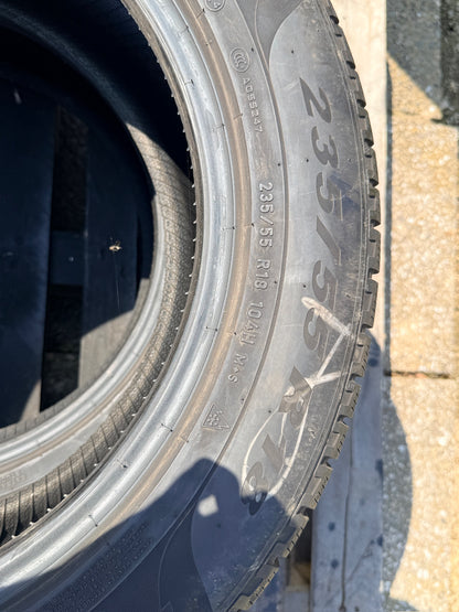 235/55/18 - Invernali - Pirelli - DOT 2020 - Usato