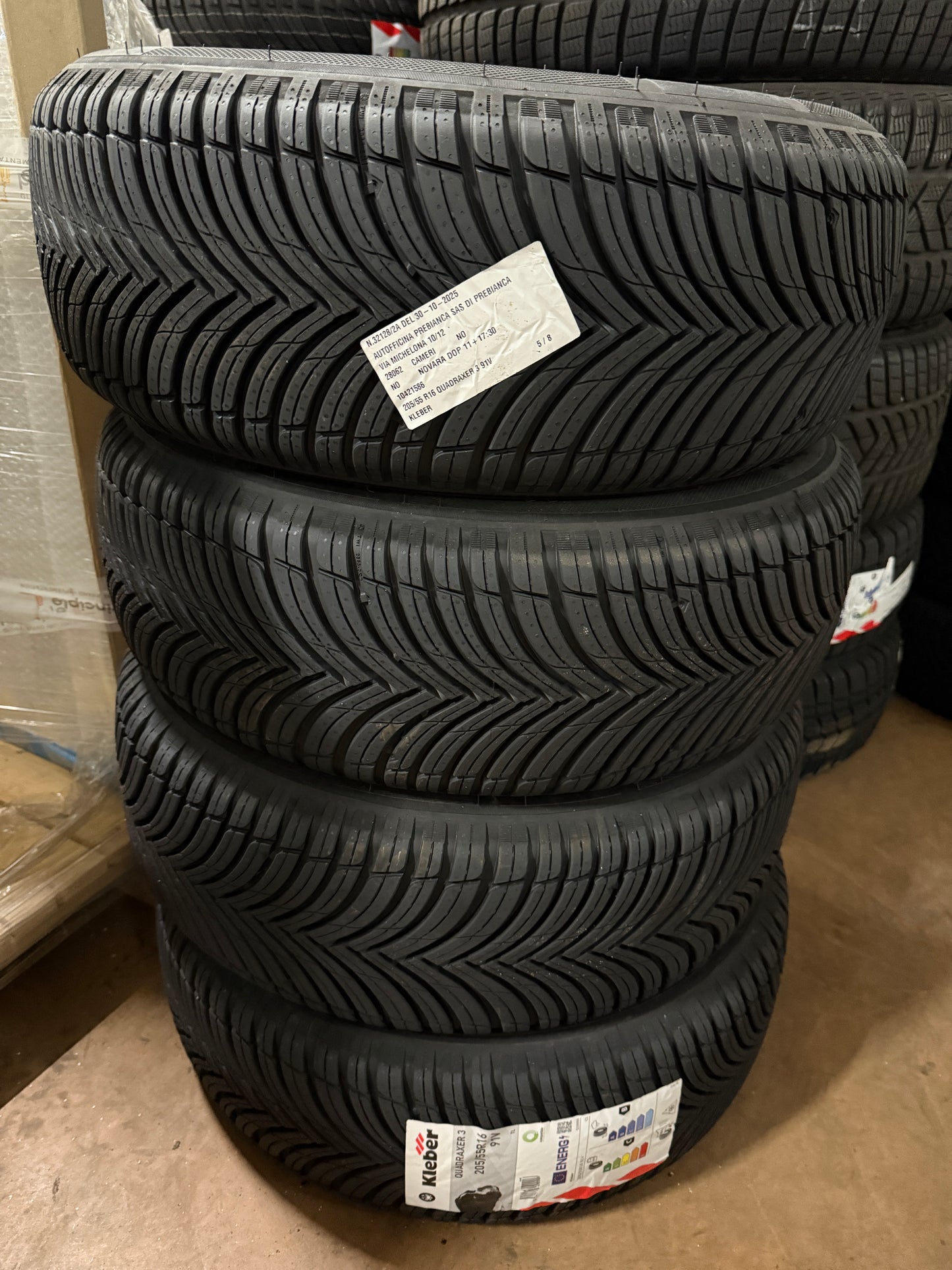 205/55/16-4 stagioni-Kleber-DOT 2025-Nuovo