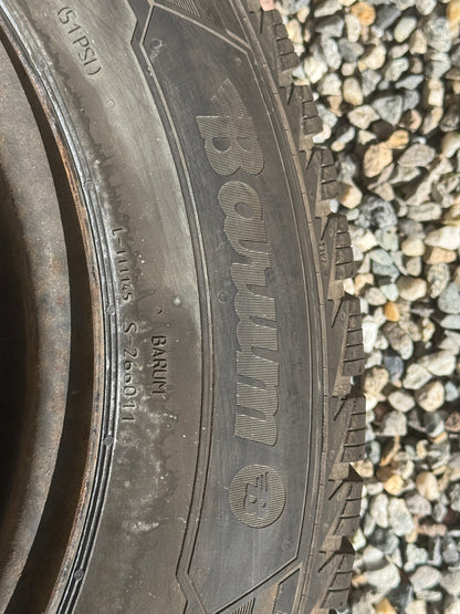 Cerchi e gomme 185/65/15 - Barum - Peugeot 208 - Usato