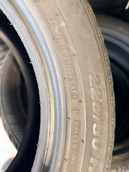 225/50/17 - Invernali - Kumho - DOT 2018 - Usato