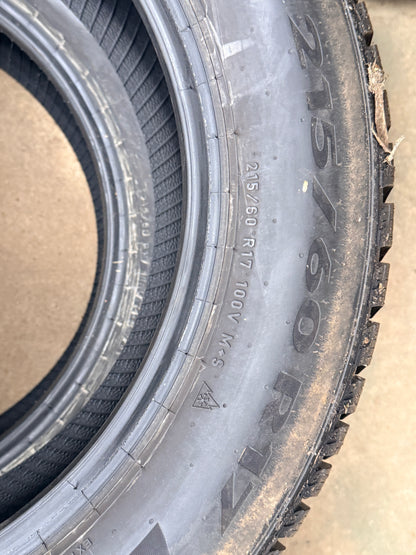 215/60/17 - Invernali - Pirelli - DOT 2025 - Usato