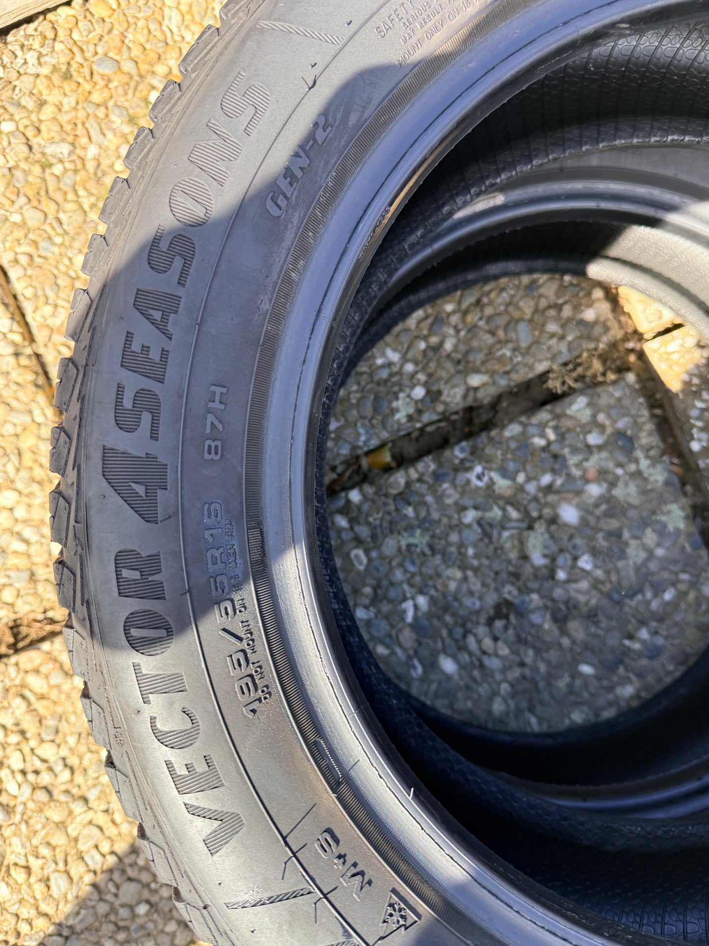195/55/16 - 4 stagioni - Goodyear - DOT 2020 - Usato