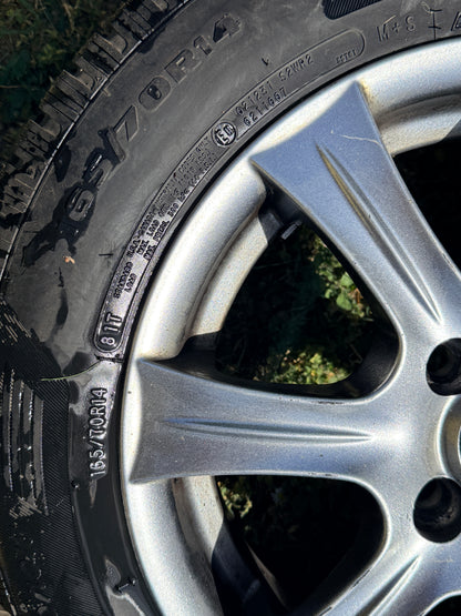 Cerchi + gomme 14” - Suzuki Swift II (ZC/ZD) - Stilauto - Usato