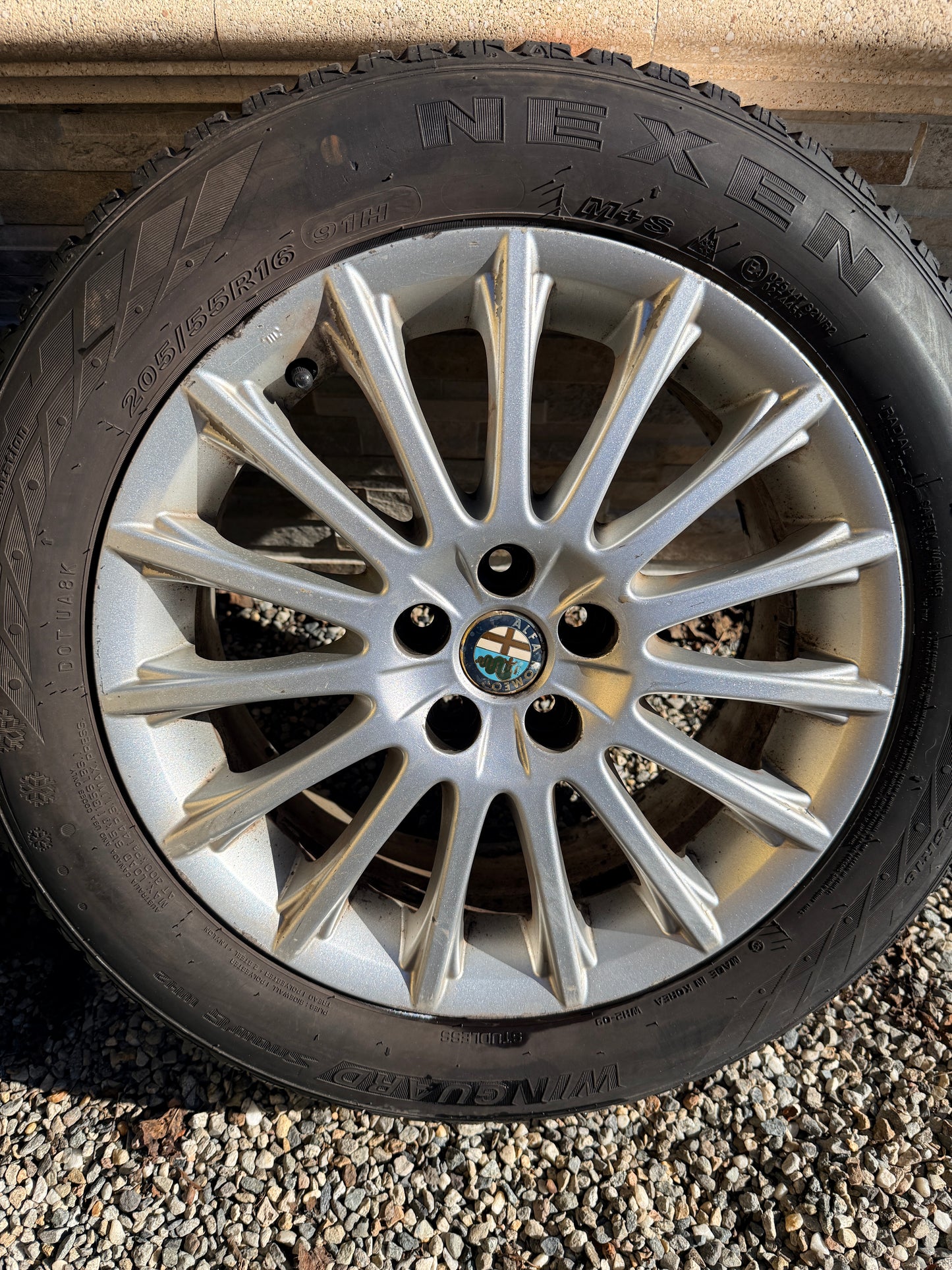 Cerchi + gomme 16” - Alfa Romeo - Originali - Usato