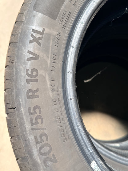 205/55/16-Estive-Continental-DOT 2021/2023- Usato