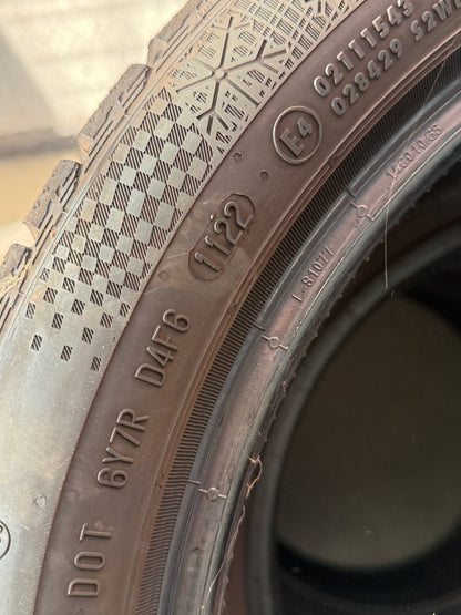 225/45/17 - Invernali - Continental - DOT 2022 - Usato