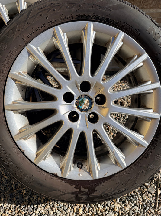 Cerchi + gomme 16” - Alfa Romeo - Originali - Usato