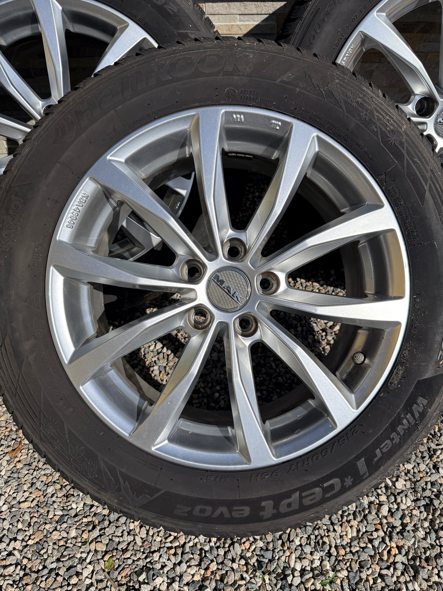 Cerchi MAK Wolf + gomme invernali Hankook 17” - Jeep Renegade - MAK - Usato