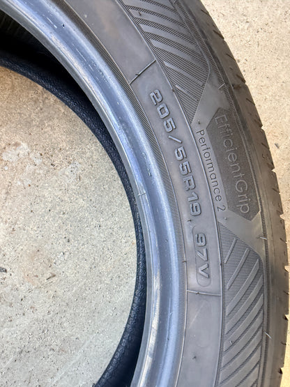 205/55/19 - Estive - Goodyear - DOT 2024 - Usato