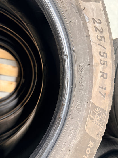 225/55/17 - Invernali - Michelin - DOT 2020 - Usato