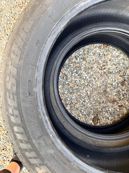 225/55/18- Estive- Bridgestone - DOT 2019 - Usato