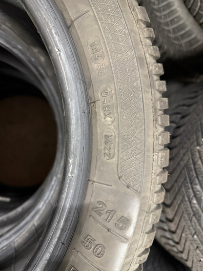 215/50/17 - Invernali - Kleber - DOT 2022 - Usato