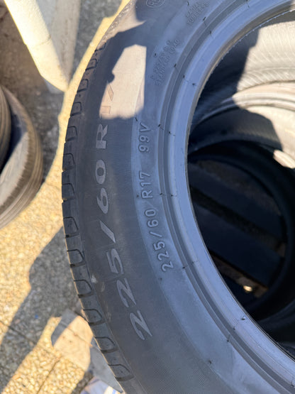 225/60/17 - estivi - Pirelli - DOT 2021 - Usato