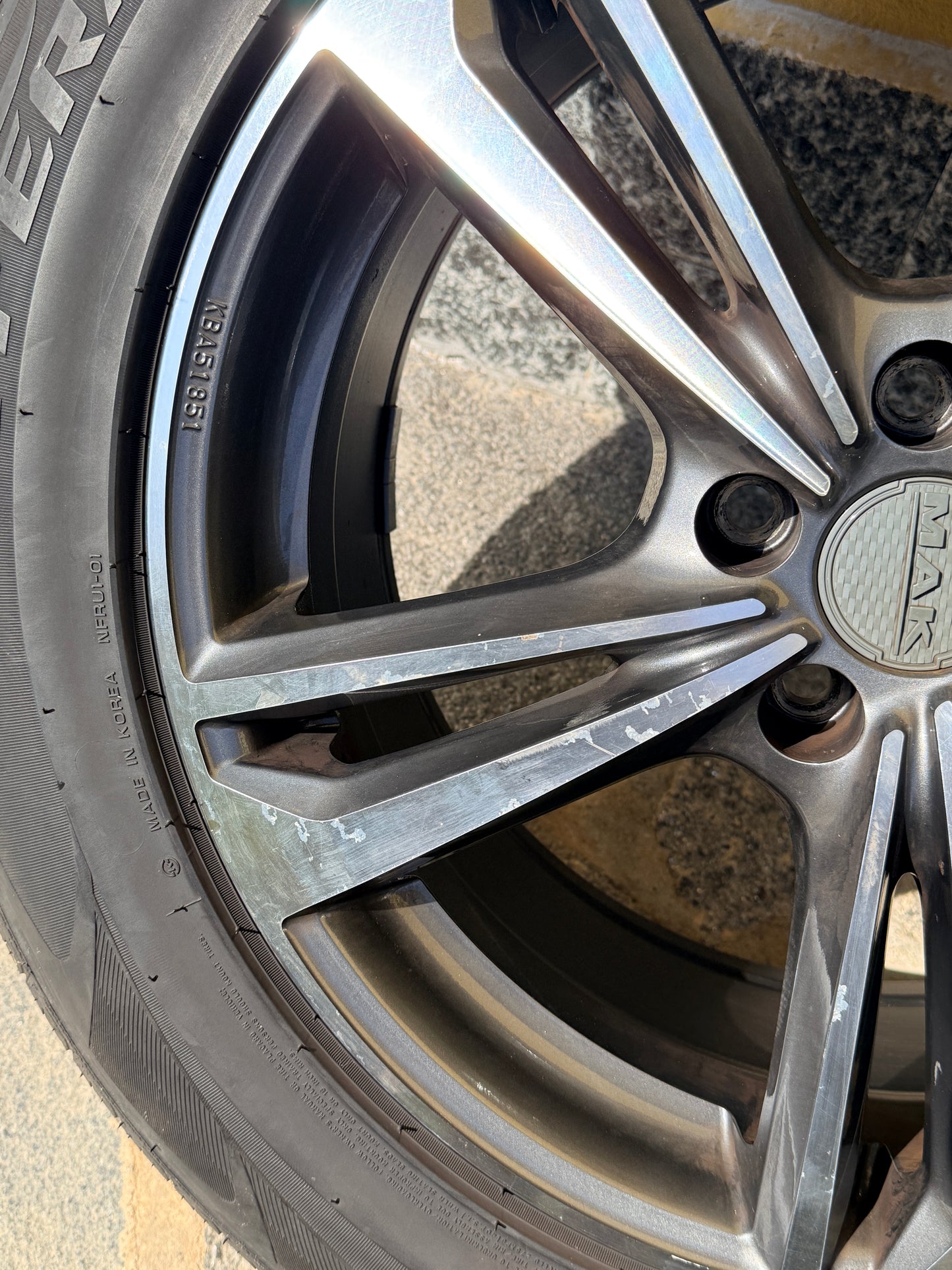Cerchi + gomme 18” - Range Rover Evoque - MAK - Usato