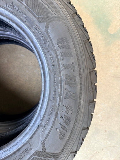 215/70/15C - Invernali - Goodyear - DOT 2024 - Usato