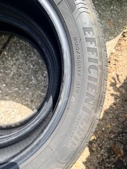 205/55/17 - Estive - Goodyear - DOT 2020 - Usato