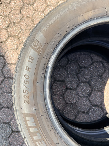 225/60/18 - Invernali - Michelin - DOT 2021 - Usato