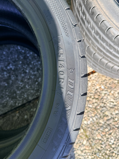245/40/17 - Estive - Dunlop RFT - DOT 2016 - Usato