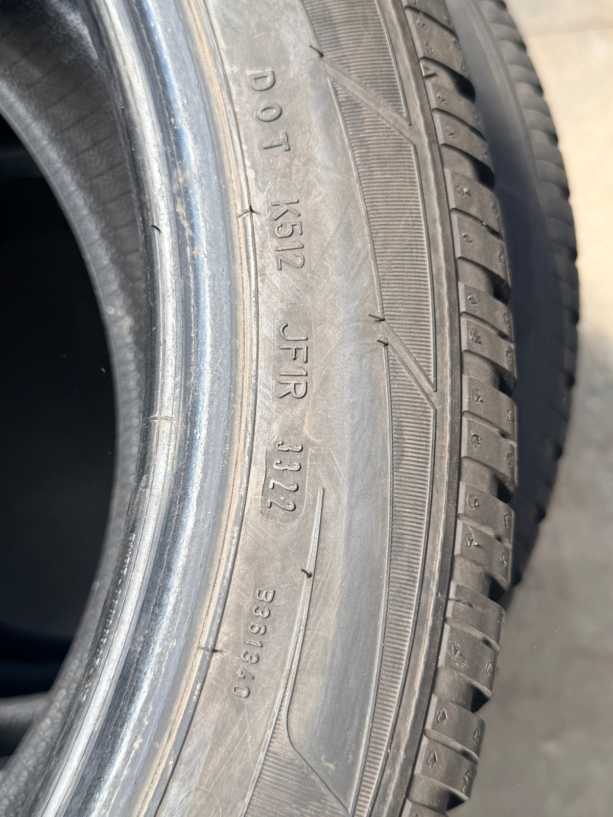 255/45/20 - Invernali -  Dunlop - DOT 2022- Usato