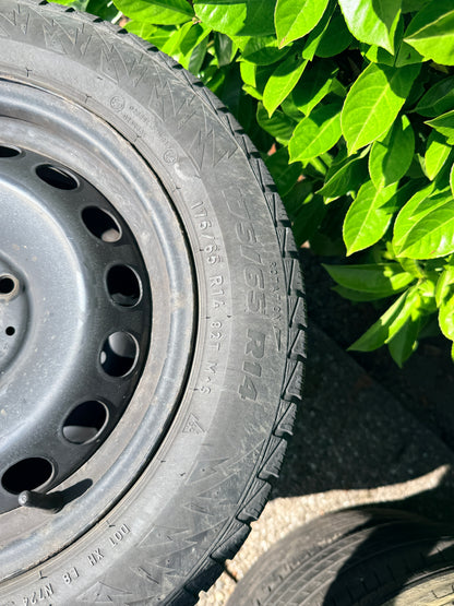 Cerchi + gomme 14”- Fiat 500 - Originali - Usato